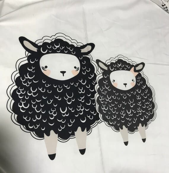 cotton fabric - Sheep - Capsules Nest Panel - Art Gallery Fabrics -Premium Cotton