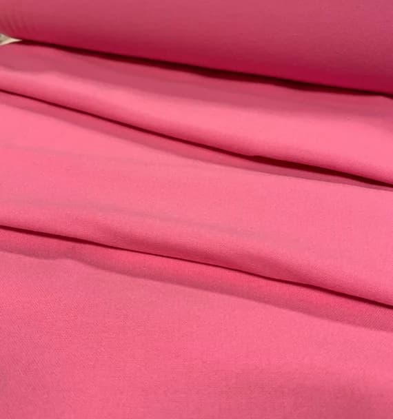 pink cotton fabric - Solid Hot Pink - Maywood Studio Cotton Flannel Fabric