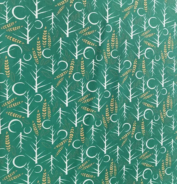 cotton fabric - Naktis Viridis - Art Gallery Cotton Fabric