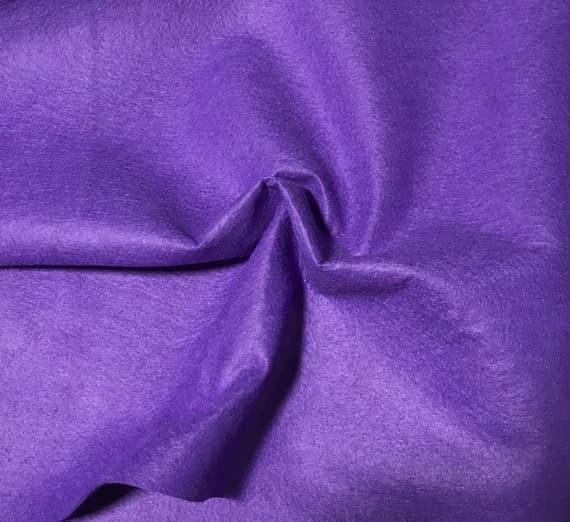 lavender wool fabric - Lavender Purple - Wool /Rayon Blend Felt Fabric