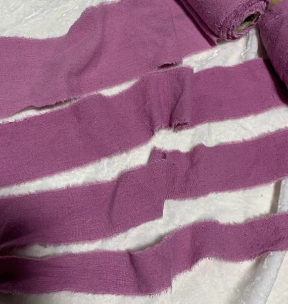 lilac none - Hand Dyed Lilac 100% Silk Noil Ribbon ( 4 Widths to choose from)