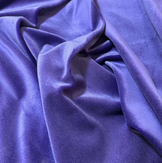 royal velvet fabric - Royal Purple - Upholstery Weight Velvet Fabric