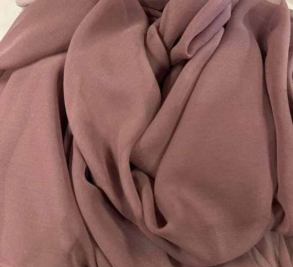 chiffon fabric - Mauve - 8mm Silk Chiffon Fabric