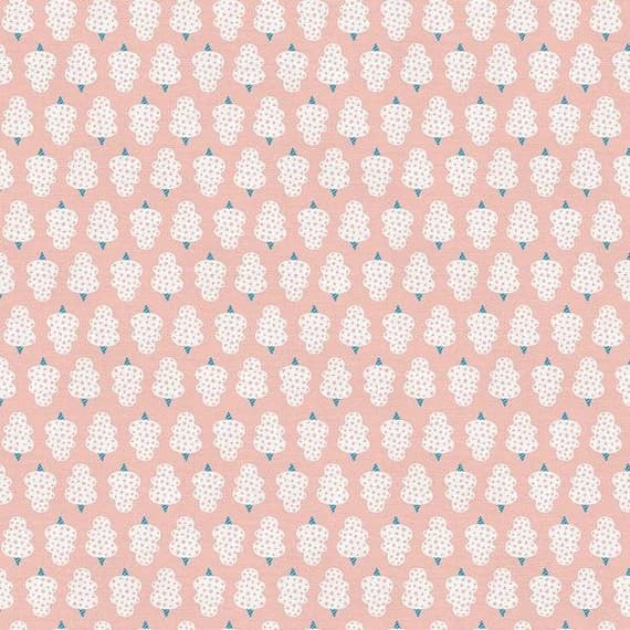 pink cotton fabric - Step Right Up - Cotton Candy Pink - Paintbrush Studio Cotton Fabrics