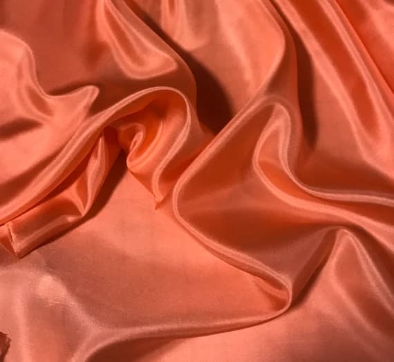 salmon habotai fabric - SALMON China Silk HABOTAI Fabric