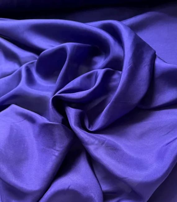 royal habotai fabric - Royal Purple China Silk HABOTAI Fabric 8mm weight 45" width