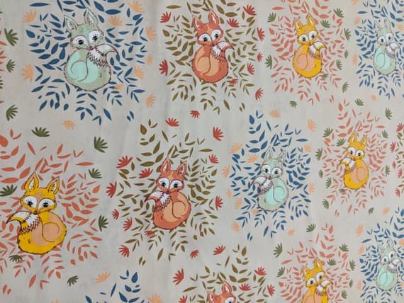 cotton fabric - Foxes in Fall - Autumn Vibes - Art Gallery Fabrics -Premium Cotton Fabric