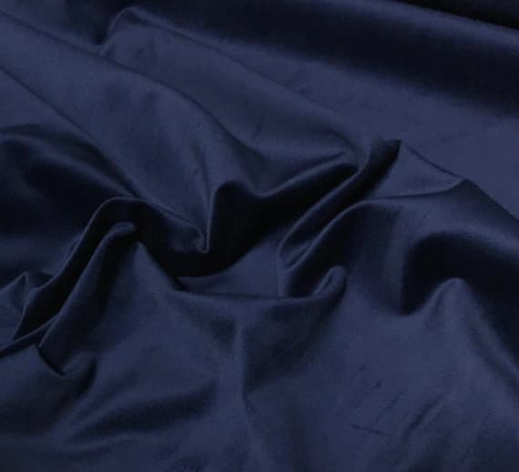 navy velvet fabric - Navy Sailor Blue Spechler Vogel Cotton Velveteen Fabric
