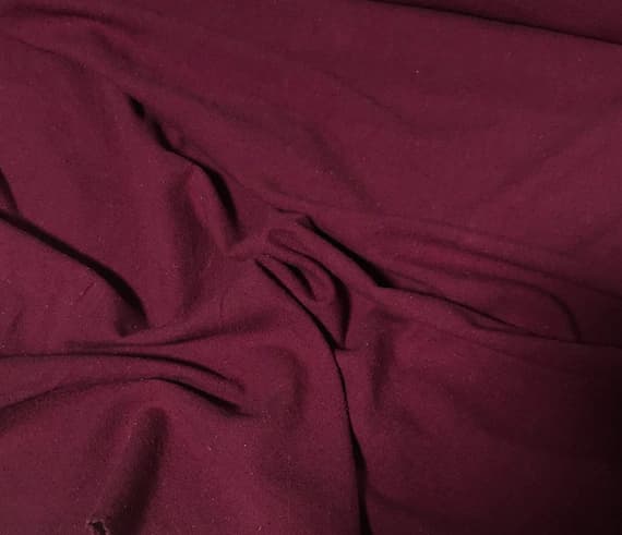 maroon noil fabric - MAROON Hand Dyed Raw Silk NOIL Fabric