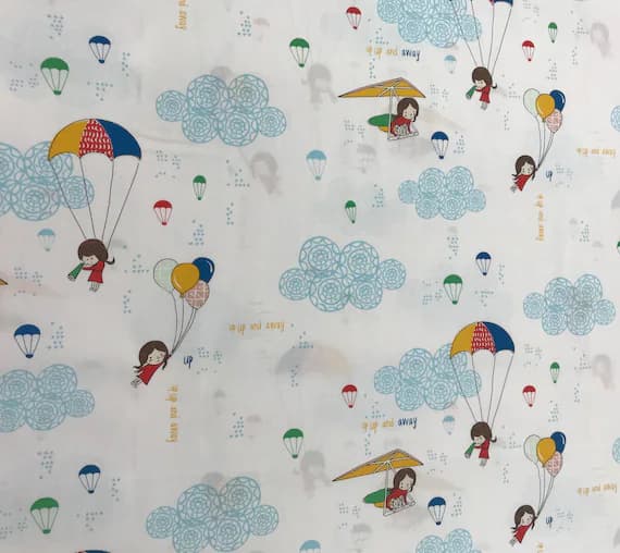 cotton fabric - Hei Sky Cloudine Sisu - Art Gallery Cotton Fabric