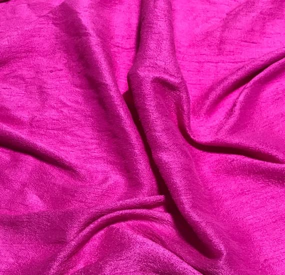 magenta dupioni fabric - Hand Dyed Magenta - Silk Dupioni Fabric