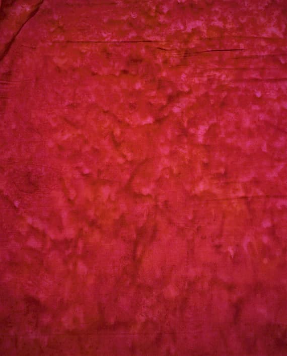 scarlet cotton fabric - Scarlet Red Shadows - Banyan Batik Tone on Tone 100% Cotton Fabric