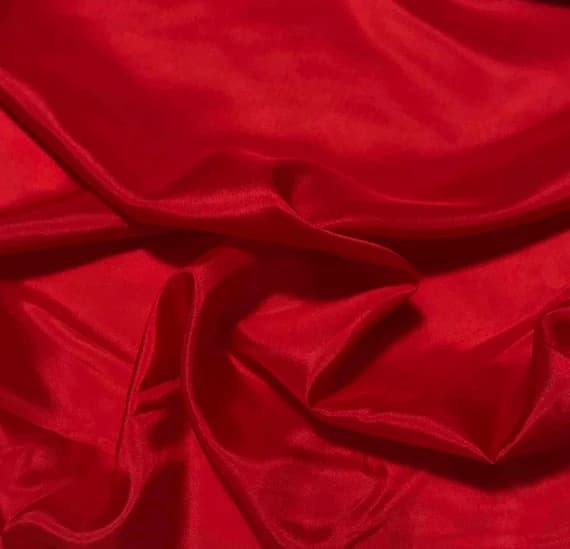 scarlet habotai fabric - SCARLET RED China Silk HABOTAI Fabric