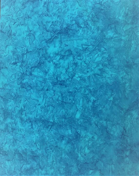 turquoise cotton fabric - Turquoise Blue Shadows - Banyan Batik Tone on Tone 100% Cotton Fabric