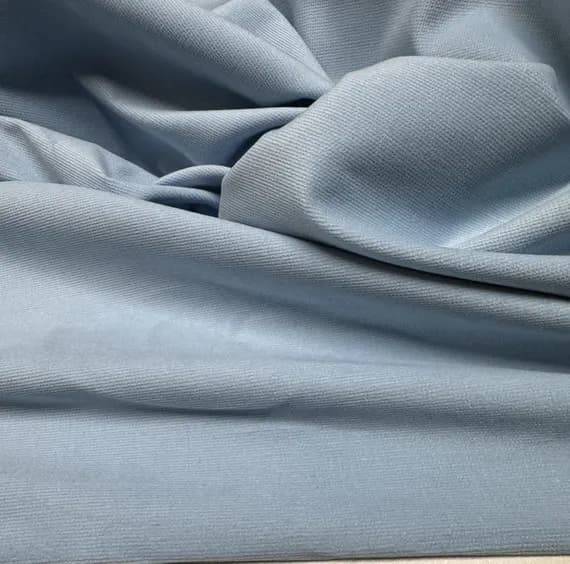 blue cotton fabric - Sky Blue Stretch Cotton Corduroy Fabric
