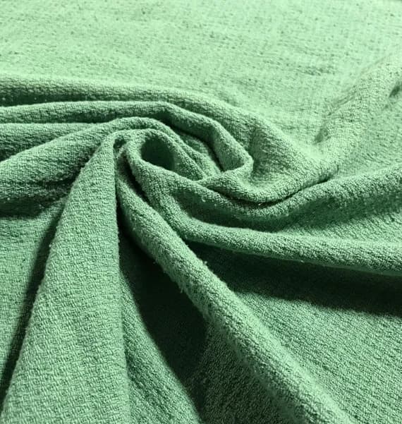 sage noil fabric - SAGE GREEN Hand Dyed Raw Silk Squares Weave Check NOIL Fabric
