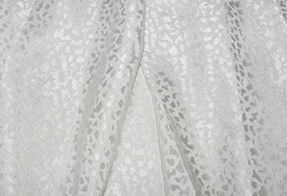 silk fabric - PEBBLES - Silk Jacquard Fabric