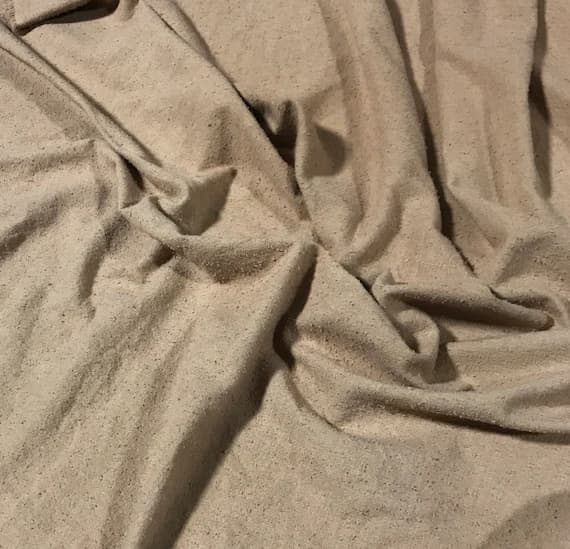 brown noil fabric - GOLDEN BROWN Hand Dyed Raw Silk NOIL Fabric