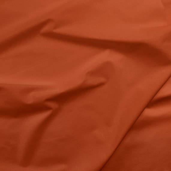 orange cotton fabric - 100% Cotton Basecloth Broadcloth Solid - Burnt Sienna Orange - Paintbrush Studio Fabrics