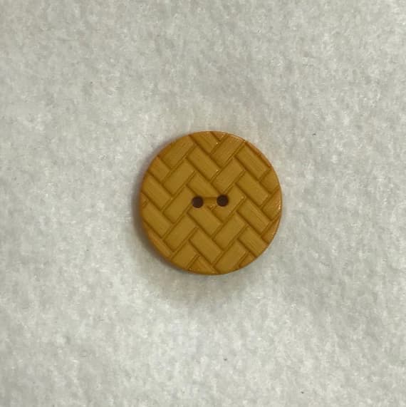 yellow none - Set of 2 Golden Yellow Chevron Herringbone Plastic Button - Dill Buttons Brand (3 Sizes to Choose From)