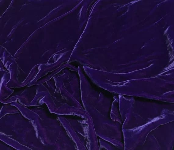 purple velvet fabric - BRIGHT PURPLE Hand Dyed Silk Velvet Fabric