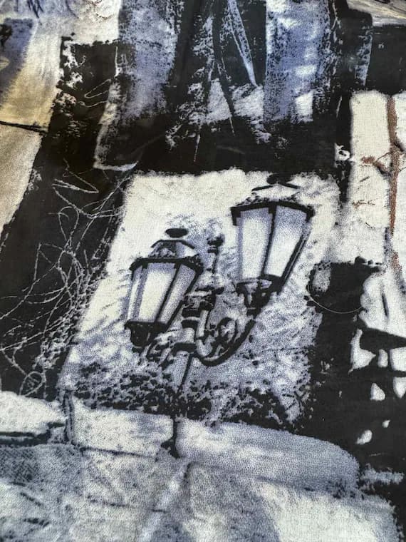 chiffon fabric - Lanterns - Polyester Chiffon Fabric