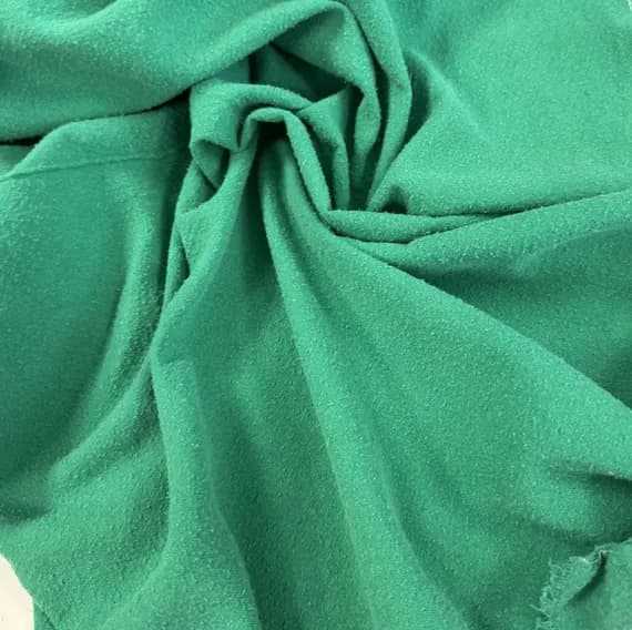 emerald noil fabric - EMERALD GREEN Hand Dyed Raw Silk NOIL Fabric