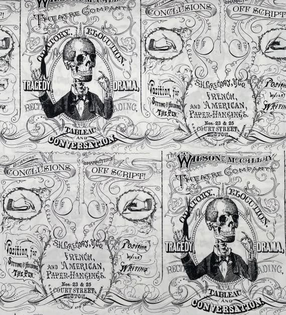 white cotton fabric - Costume Maker's Ball White - J Wecker Frisch Riley Blake Cotton Fabric
