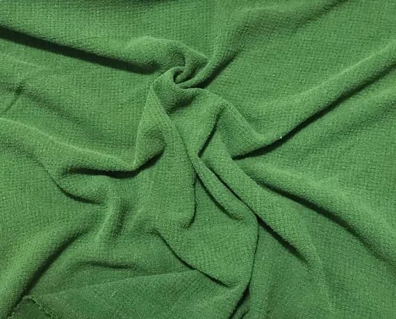 green noil fabric - AVOCADO GREEN Hand Dyed Raw Silk Squares Weave Check NOIL Fabric
