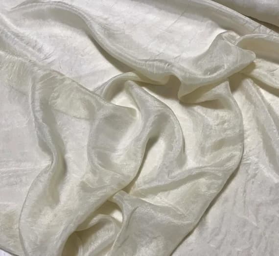 habotai fabric - Hand Dyed ECRU China Silk HABOTAI Fabric