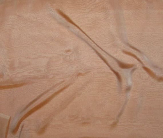 brown chiffon fabric - Iridescent LIGHT BROWN Silk CHIFFON Fabric