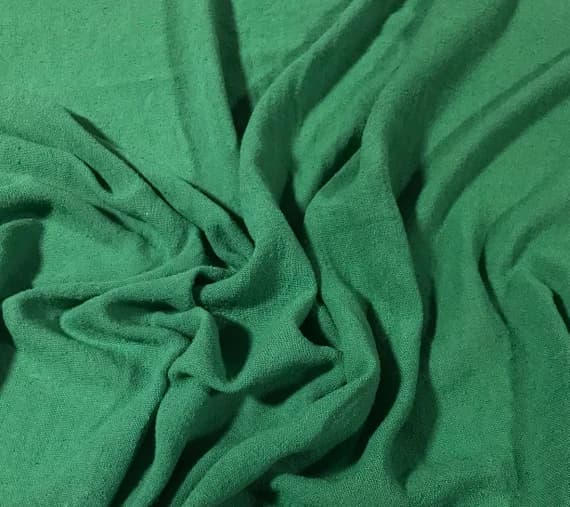 green noil fabric - SPRING GREEN Hand Dyed Raw Silk Gauze NOIL Fabric