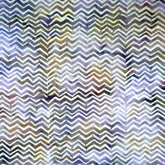 cotton fabric - Chitrakoot Chevron Latte - Batik by Mirah Cotton Fabric