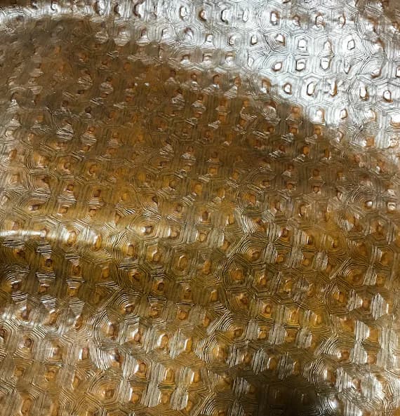 brown leather - Brown Tortoise Shell - Cow Hide Leather 1 Square Foot (12x12") Piece