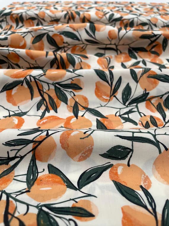 cotton fabric - Leo's Orchard - Her & History - by Bonnie Christine for Art Gallery 100% Cotton Fabric
