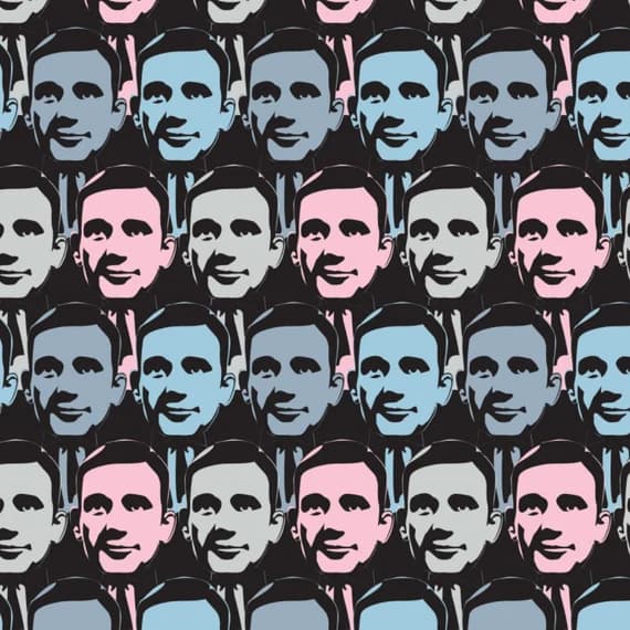 cotton fabric - Michael Scott - The Office - EE Schenck Cotton Fabric