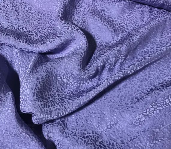 lavender silk fabric - Hand Dyed Lavender Purple Pebbles - Silk Jacquard Fabric