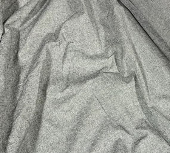 black cotton fabric - Black - Cotton Chambray Fabric