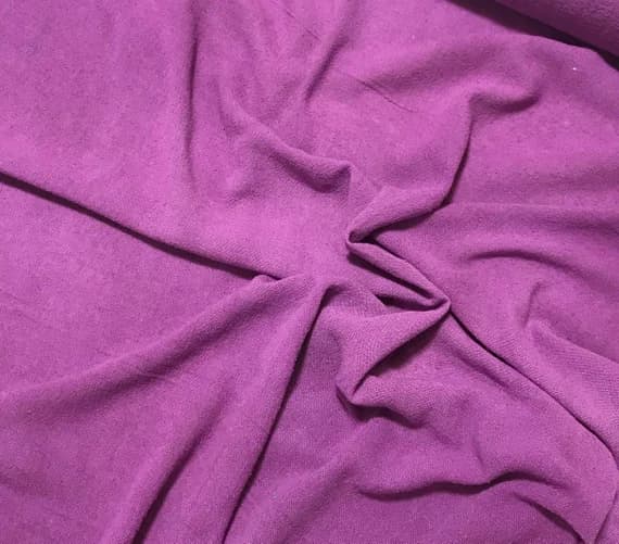 purple noil fabric - PURPLE Hand Dyed Raw Silk Gauze NOIL Fabric