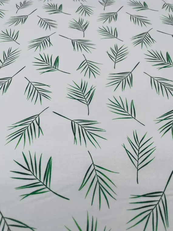 cotton fabric - Modern Botanicals - Areca Palm - Paintbrush Studio Cotton Fabrics