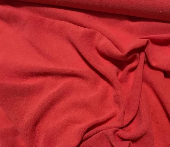 orange noil fabric - BLOOD ORANGE Hand Dyed Raw Silk Gauze NOIL Fabric