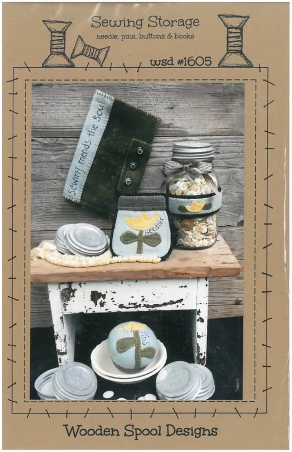 none - Sewing Storage Patterns - Wooden Spool Designs