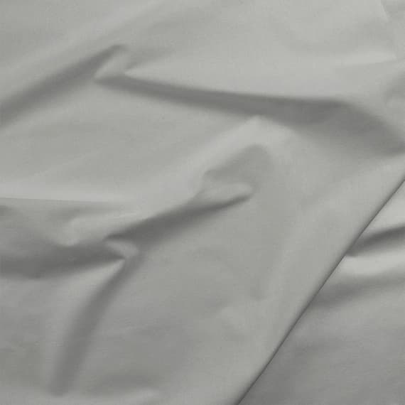 silver cotton fabric - 100% Cotton Basecloth Broadcloth Solid - Pale Silver Gray - Paintbrush Studio Fabrics