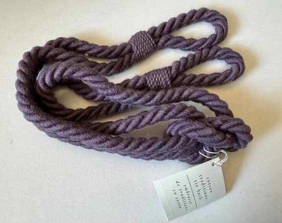 plum none - Plum Purple Cotton Tieback for Curtains Tie Back Pier 1 Imports New