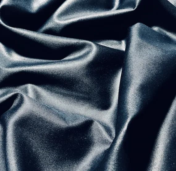 navy twill fabric - Navy Blue - Rayon Gabardine Fabric