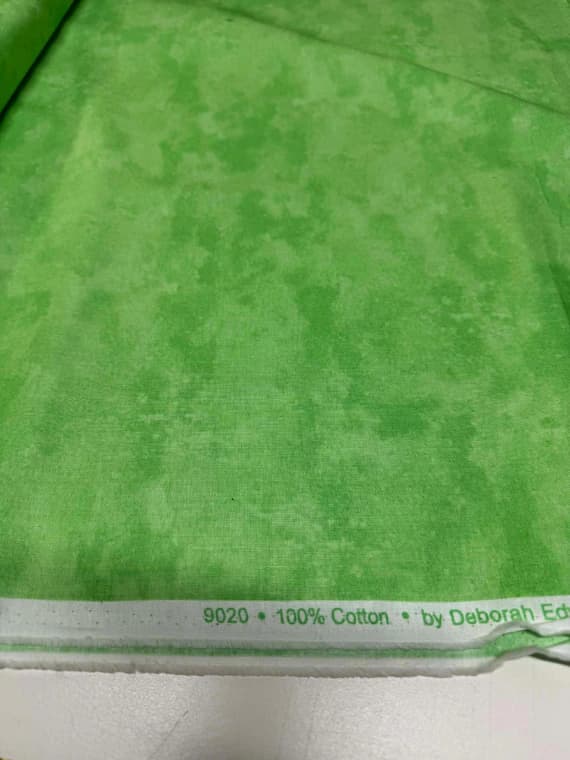 green cotton fabric - Gecko Green - Toscana - by Deborah Edwards for Northcott Cotton Fabric
