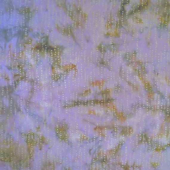 white cotton fabric - Dots Whisper White Latte - Batik by Mirah Cotton Fabric