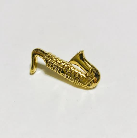 gold none - Gold Saxophone Plastic Button - 30mm / 1 1/4" - Dill Buttons Brand