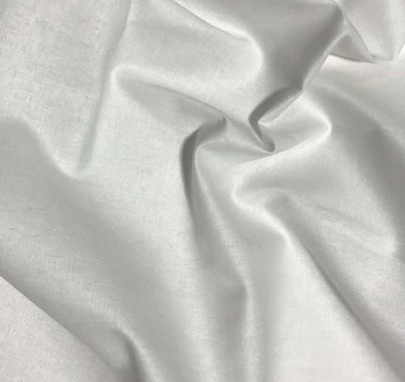 white cotton fabric - Spechler-Vogel Fabric - Southern Classic Linen/Cotton - White