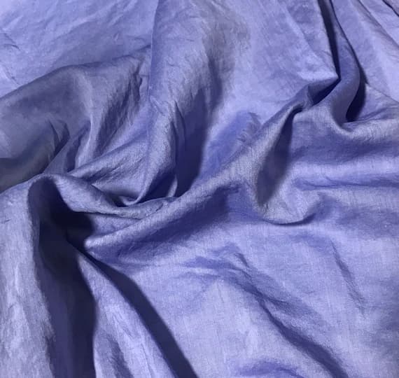 lavender silk fabric - Hand Dyed Lavender Purple - Silk/Cotton Voile Fabric